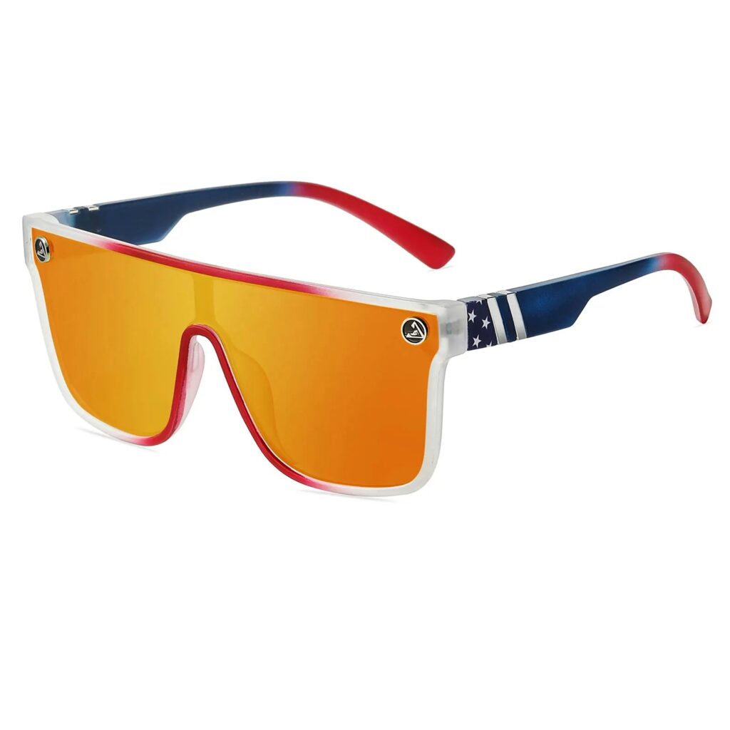Lentes Coolbiker Sport Azul/Rojo/Luna Tornasol