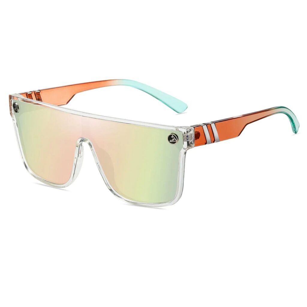 Lentes Coolbiker Sport Naranja/Celeste/Luna Verdosa
